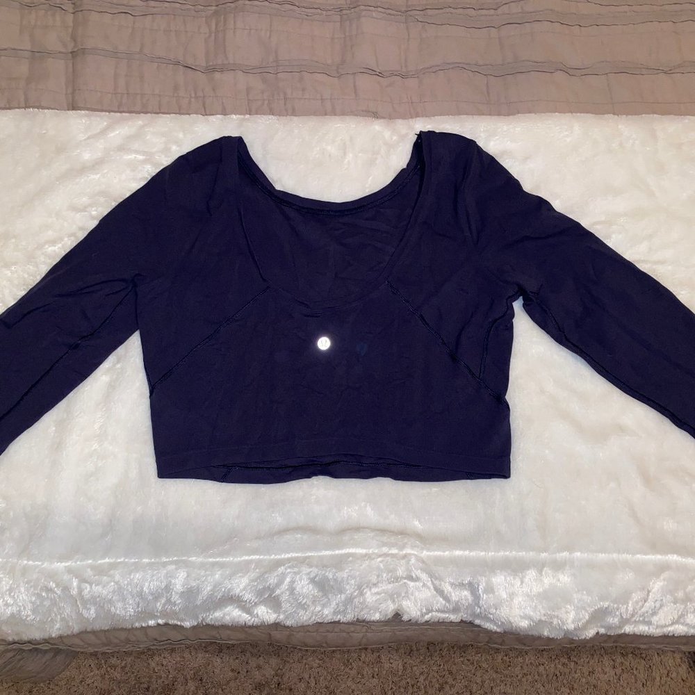 Lululemon Long Sleeve Crop Top